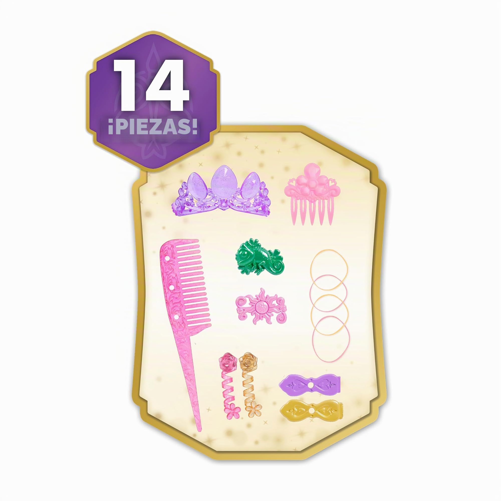 Disney Pricness Basic Rapunzel Styling Head 18 pieces