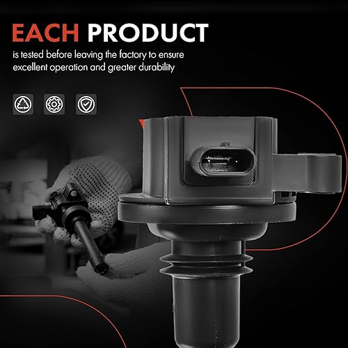 Miniatura 6 de A-Premium Paquete de bobinas de encendido del motor compatible con Ford F-150 2018-2021, Mustang 2018-2020, V8 5.0L