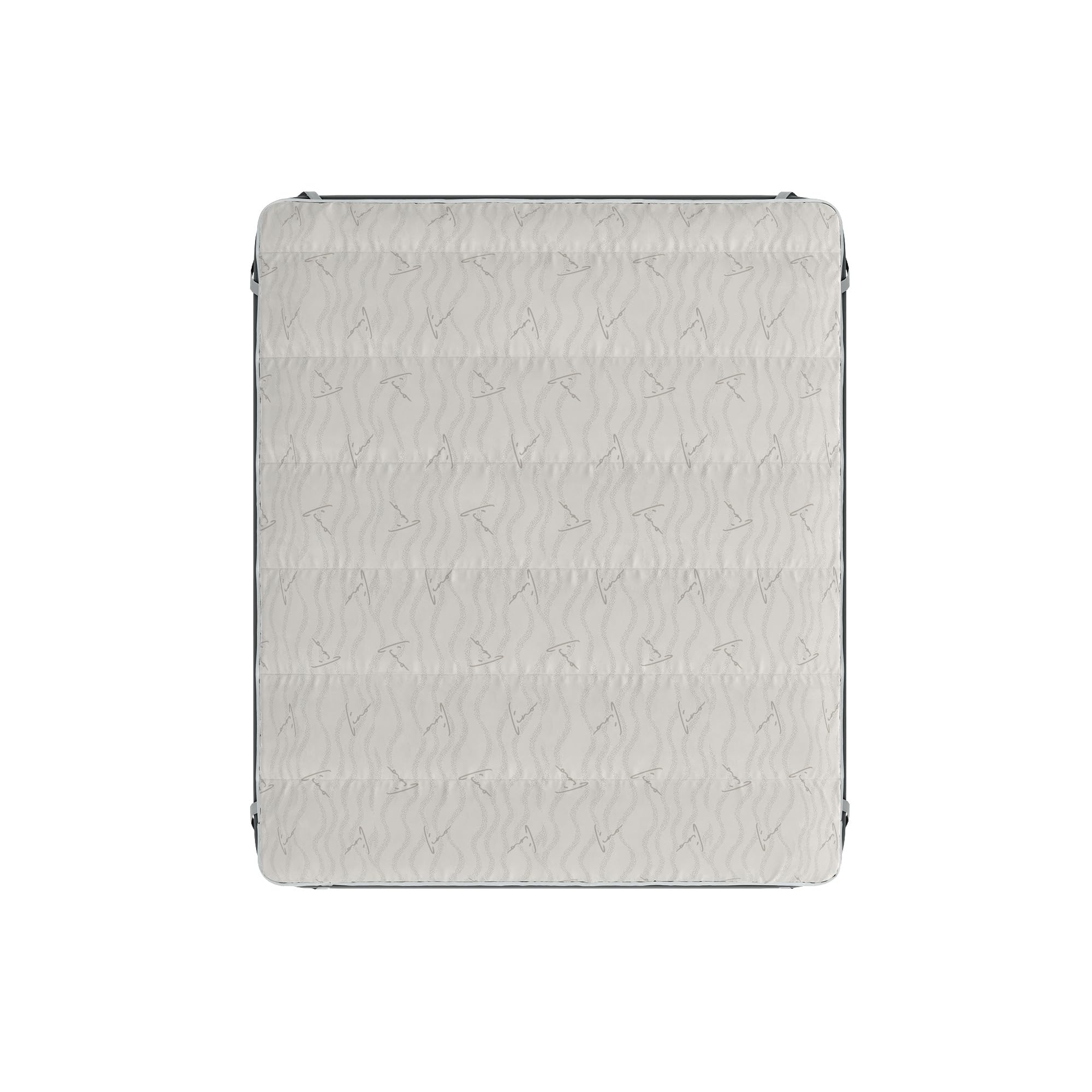 Italian Bed Linen Topper Lino, Imbottito e Trapuntato, Lavabile