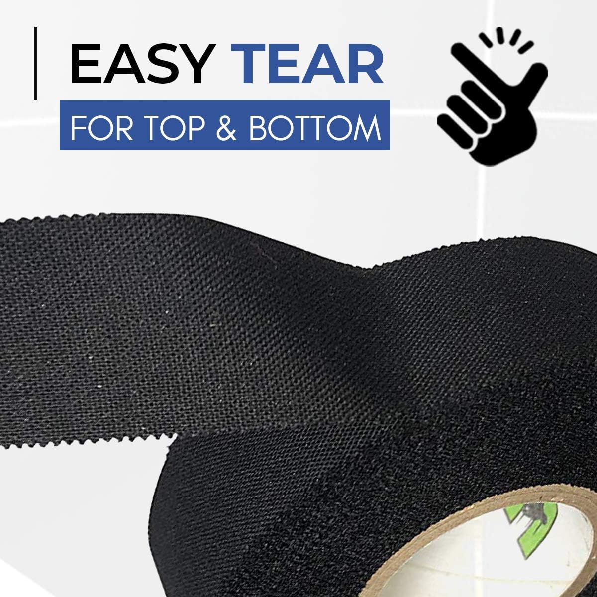 Good Gear Sports Tape Hockey Tape, 6 Rolls, 1 Inch Wide, 20 Yards Long (Cloth) (Black) : Sports & Outdoors