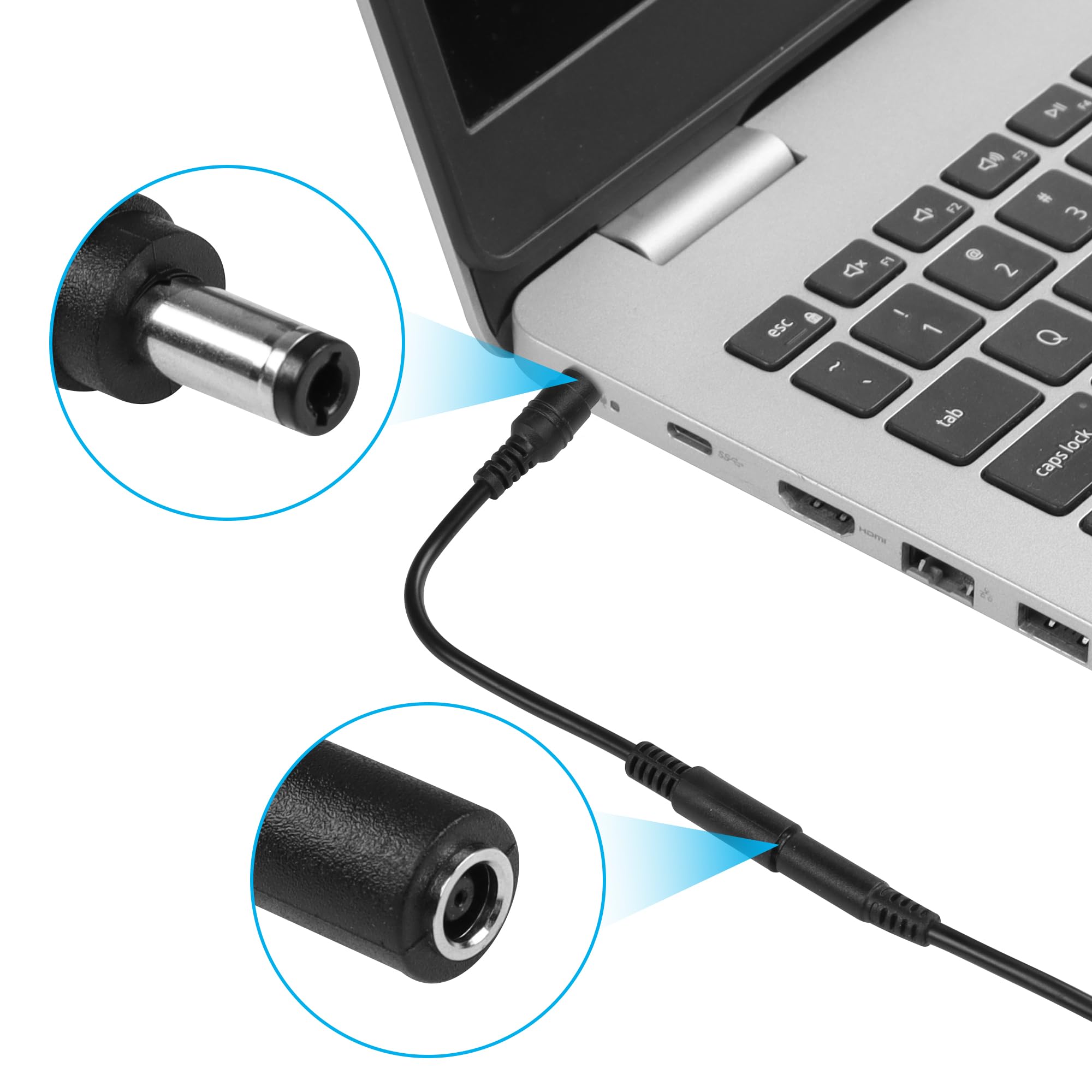 Connettore Adattatore Di Alimentazione Cc 4.5x3.0mm Femmina A - Foto 7