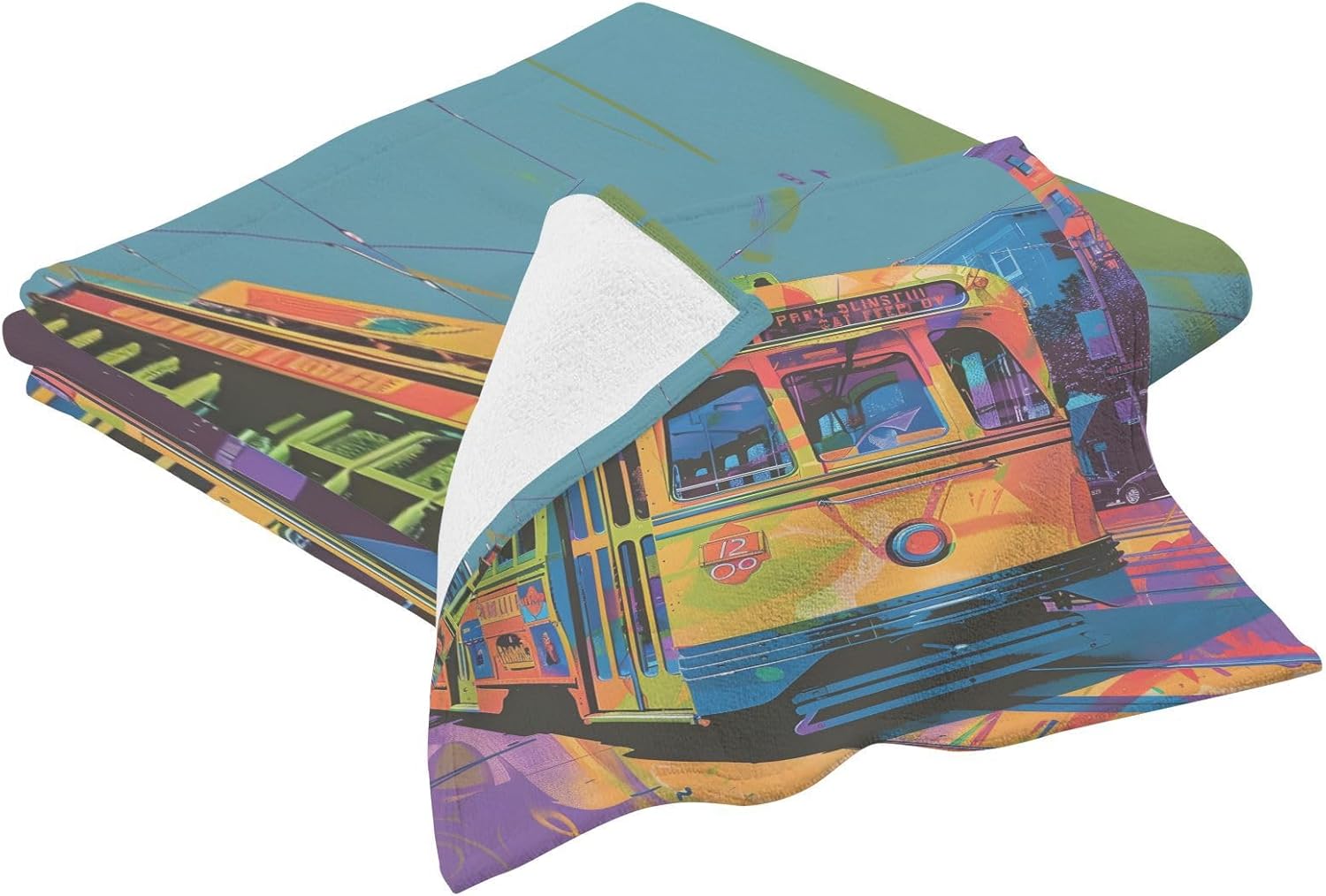 Hand Towels Premium Soft and Highly Absorbent 80's Pop Art Illustration 2 Pcs Towels for Bathroom Set 100% Cotton Decorative Face Towels