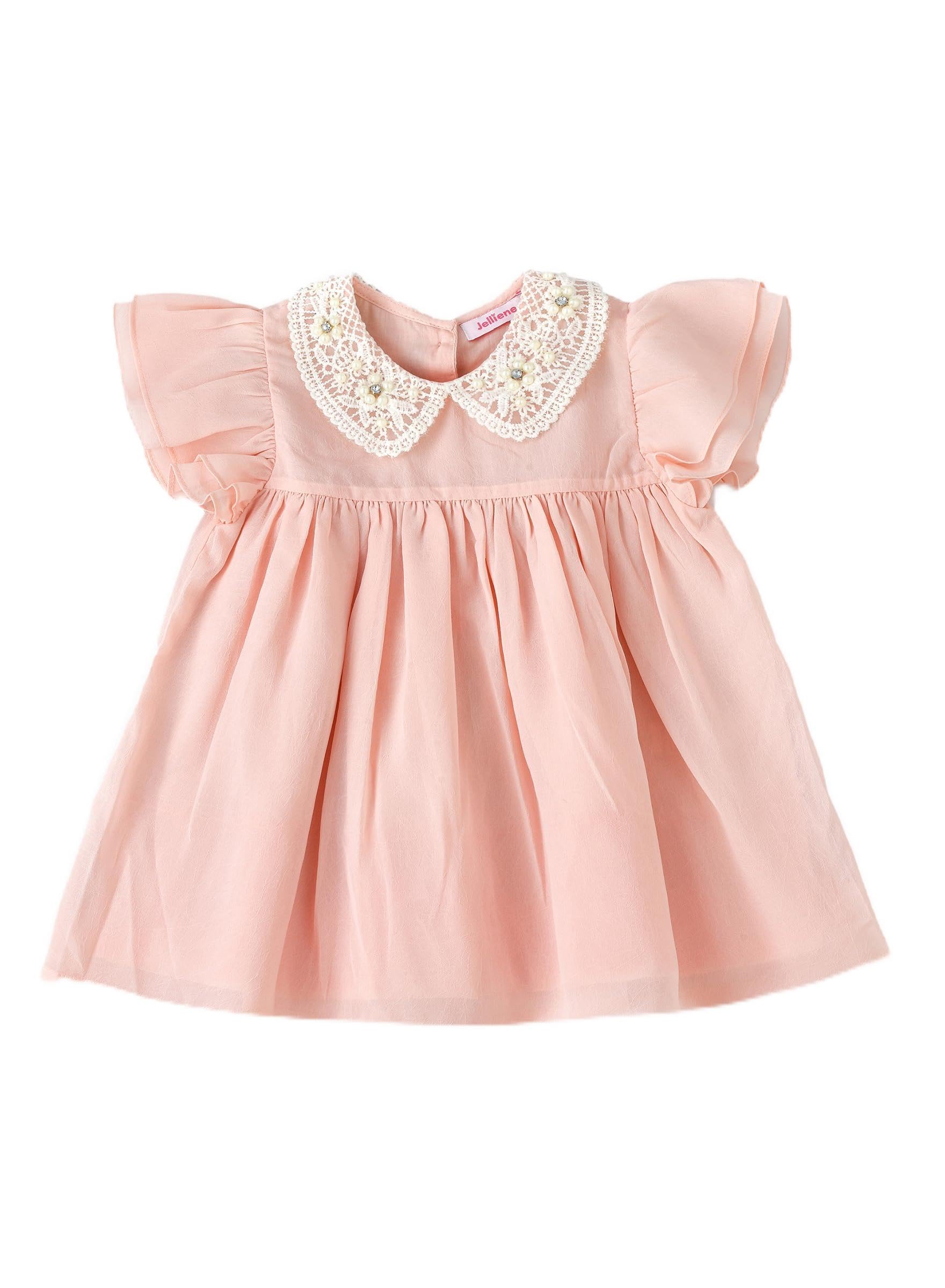 Baby-Girls Sunny Smiles: Breezy Woven Dress Comfy Style & Spring Adventures