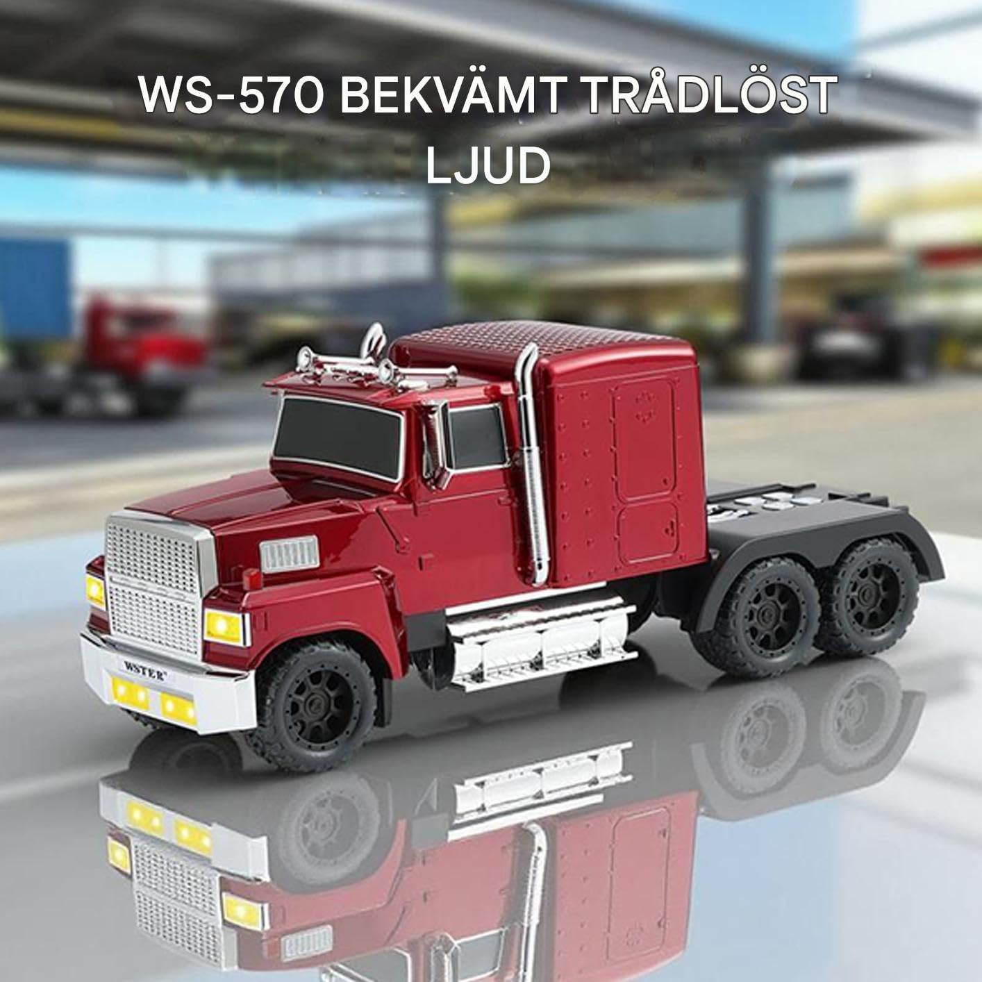 Altoparlanti da Tavolo Cassa a Forma di Camion con Microfono Integrato e | Altoparlante Senza Fili da Viaggio con LED e Radio FM Per Appassionati di Auto, Feste e Viaggio