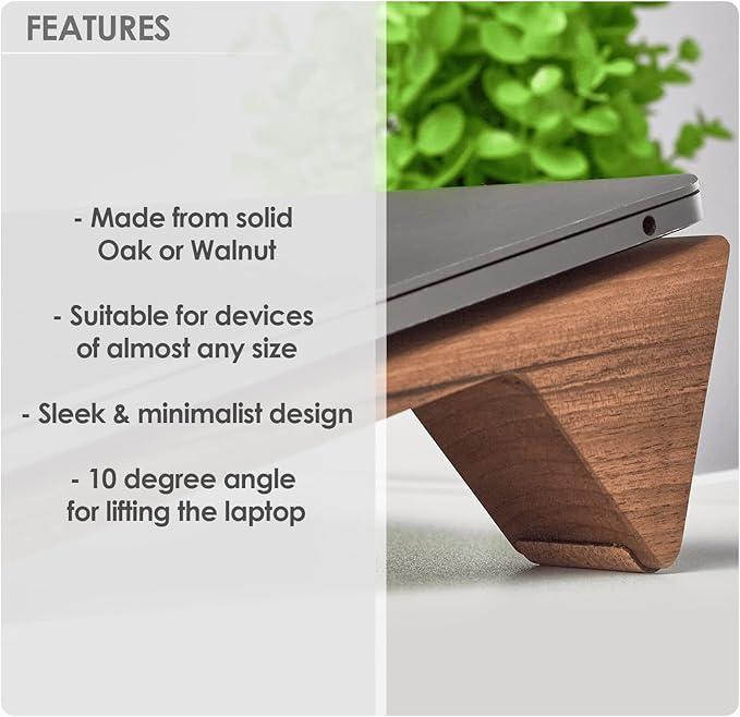 Soporte de Madera para Laptop Ajustable y Ergonómico miniatura 5