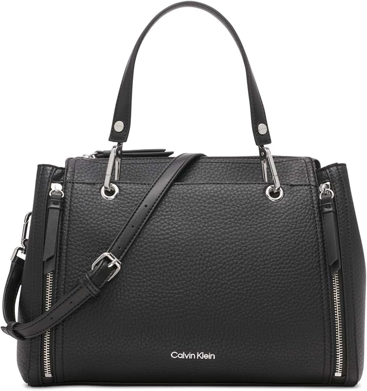 Bolso satchel de organización novedoso Bubble Lamb de Calvin Klein