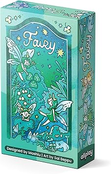ALLPLAY Fairy Party Card Game for Families and Adults - Make Hand Gestures At Your Friends - Travel Size Box Fits in Your Pocket - Fast Playing, High Energy - 2 to 10 Players - 5 to 10 Minutes