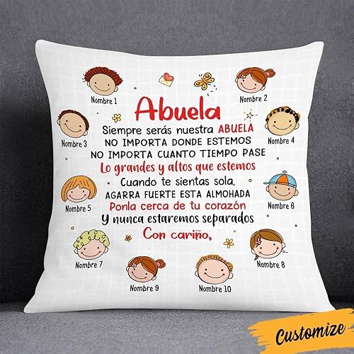 Miniatura 4 de Almohada española para mamá y abuela, regalos para Abuela en Español para el Día de las Madres, regalos para Abuelita Abuela Los mejores regalos