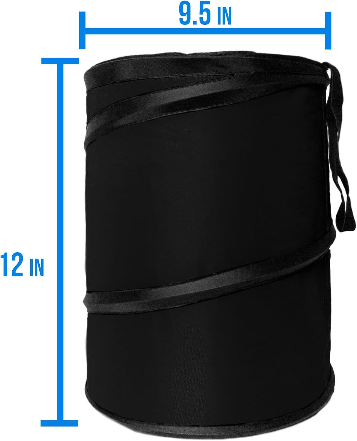 FH Group Automotive Waterproof Portable Collapsible Large Can Garbage Container fits Most Cars, SUVs, and Trucks Beige Trash