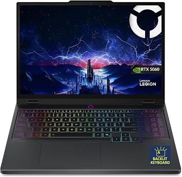 Lenovo Legion 5i, AI Gaming Laptop, Intel Ultra 9 275HX, 16" WQXGA 2560x1600,240Hz,500 nits, 32GB DDR5,1TB SSD, NVIDIA RTX 5060, 5MP Camera,Backlit Keyboard, Wi-Fi 7, Win 11 -Gray