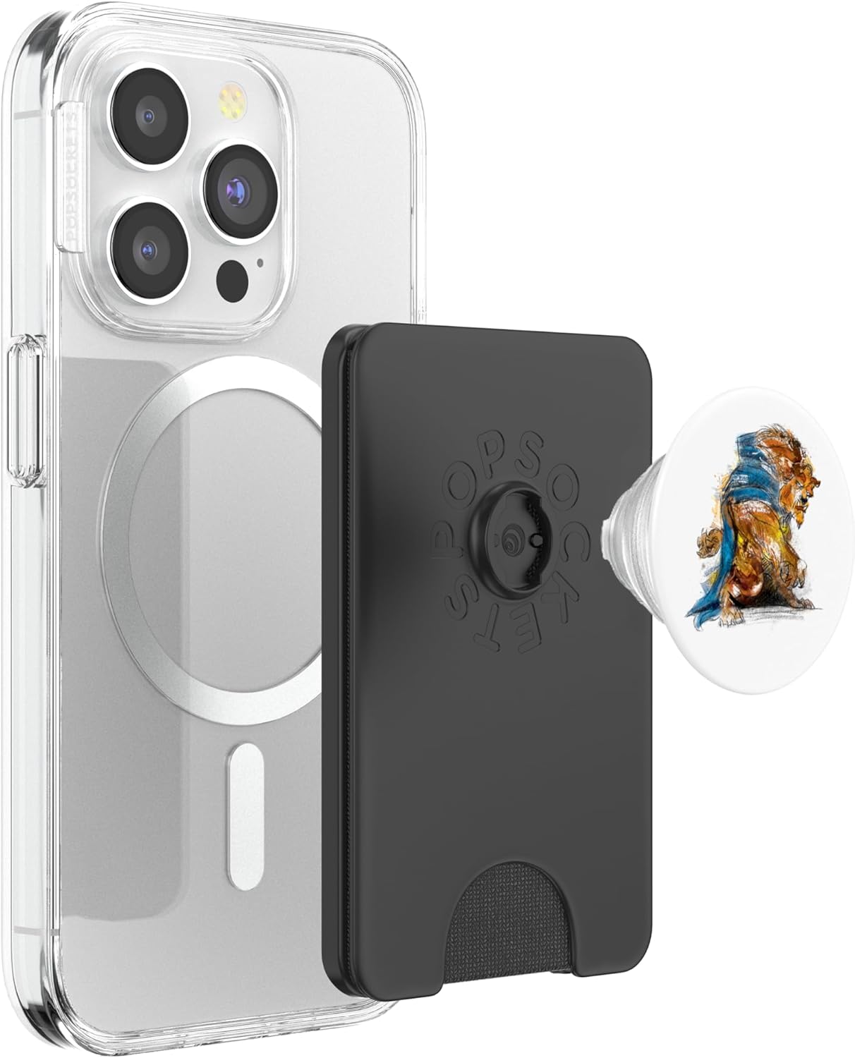 Disney Beast PopSockets PopWallet for MagSafe