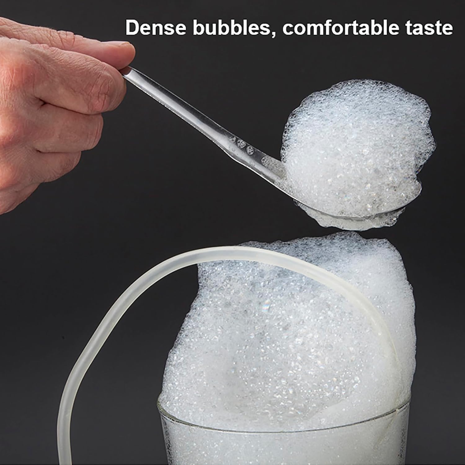 Molecular Cuisine Bubbler, przenośny przyrząd do robienia bąbelków i generator pianki spożywczej z szybkim uruchomieniem i gęstą pianką do dekoracji kulinarnych, koktajli, imprez i technik gastronomii