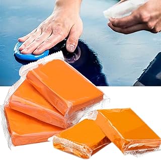Car Clay Bar 5 Pack 500g, Premium Grade Clay Bars Auto Detailing Magic Clay Bar Kit with Towel Clay Bar Cleaner with Washi...