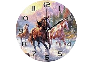 Mesmerizing Horse Clock: Equine Elegance for Your Home