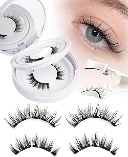 EMEDA - Pestañas magnéticas con imán natural,...