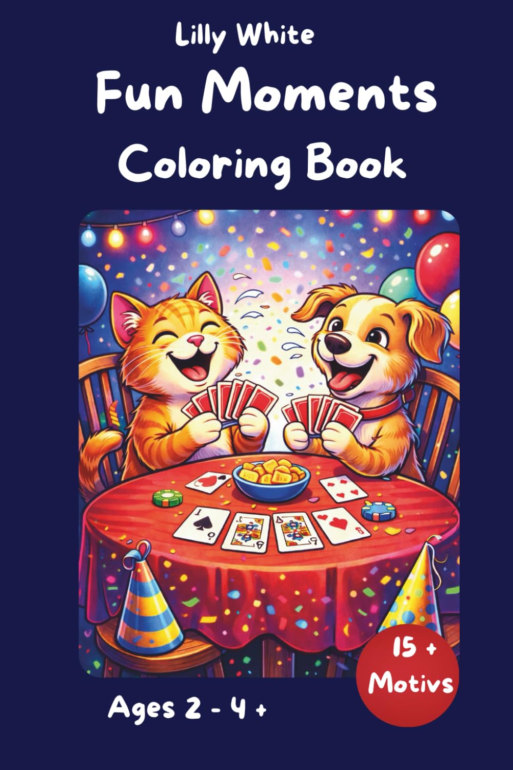 Coloring Book for Toddlers Ages 2–4: Funny Animals with Big Simple Designs – Includes Scribble Pages to Boost Creativity and Motor Skills