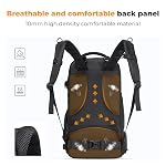 K&F Concept Sac à dos pour caméra, Sacs pour photographes 30L Grande capacité avec Raincover et 16 Compartiment d'ordinateur portable de pouce compatible pour Canon/Nikon/Sony/DJI Mavic Drone Travel
