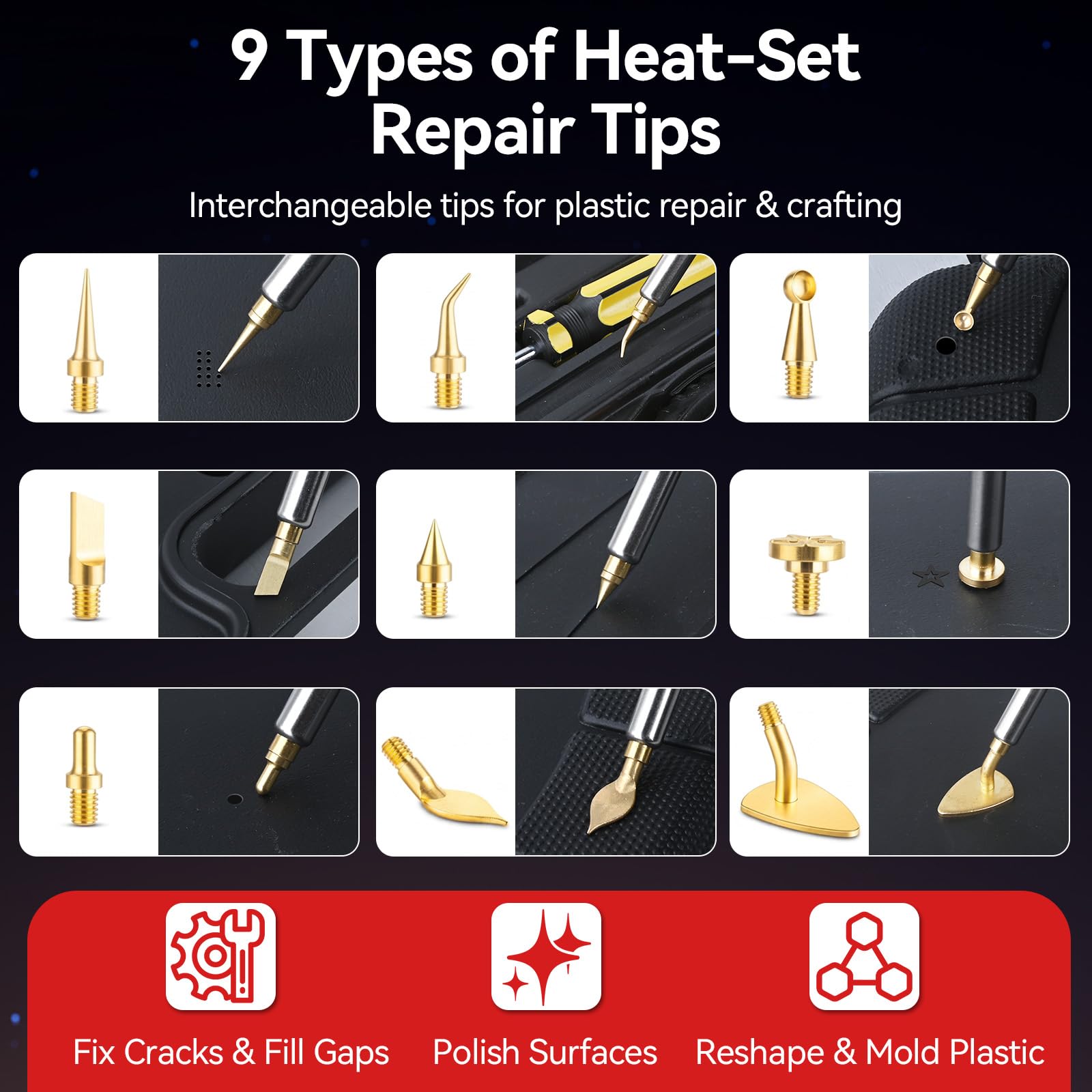 Threaded Insert Kit - Soldering Iron & Tips -4 Threaded Insert Kit - Soldering Iron & Tips -4