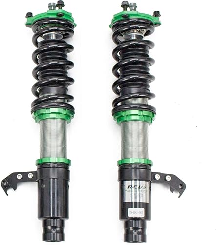 Miniatura 2 de Rev9 R9-HS2-063 Hyper-Street II Kit de bajada de suspensión de coilover de amortiguador, amortiguador monotubo con ajuste de rebote de 32 clics,