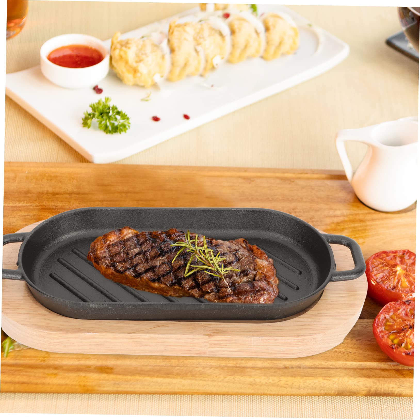 Plato Para Asar Carne Placa Antiadherente Para Parrilla Plato Para Freír Pescado