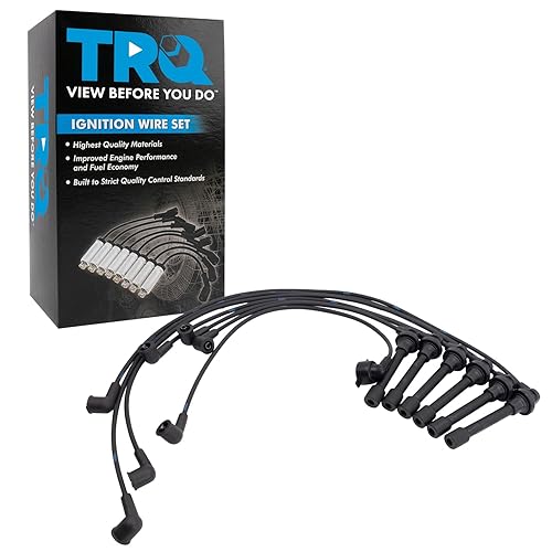 Miniatura 125 de TRQ Juego de cables de bujía de encendido del motor para Ford F250 F350 Super Duty V8 6.2L nuevo