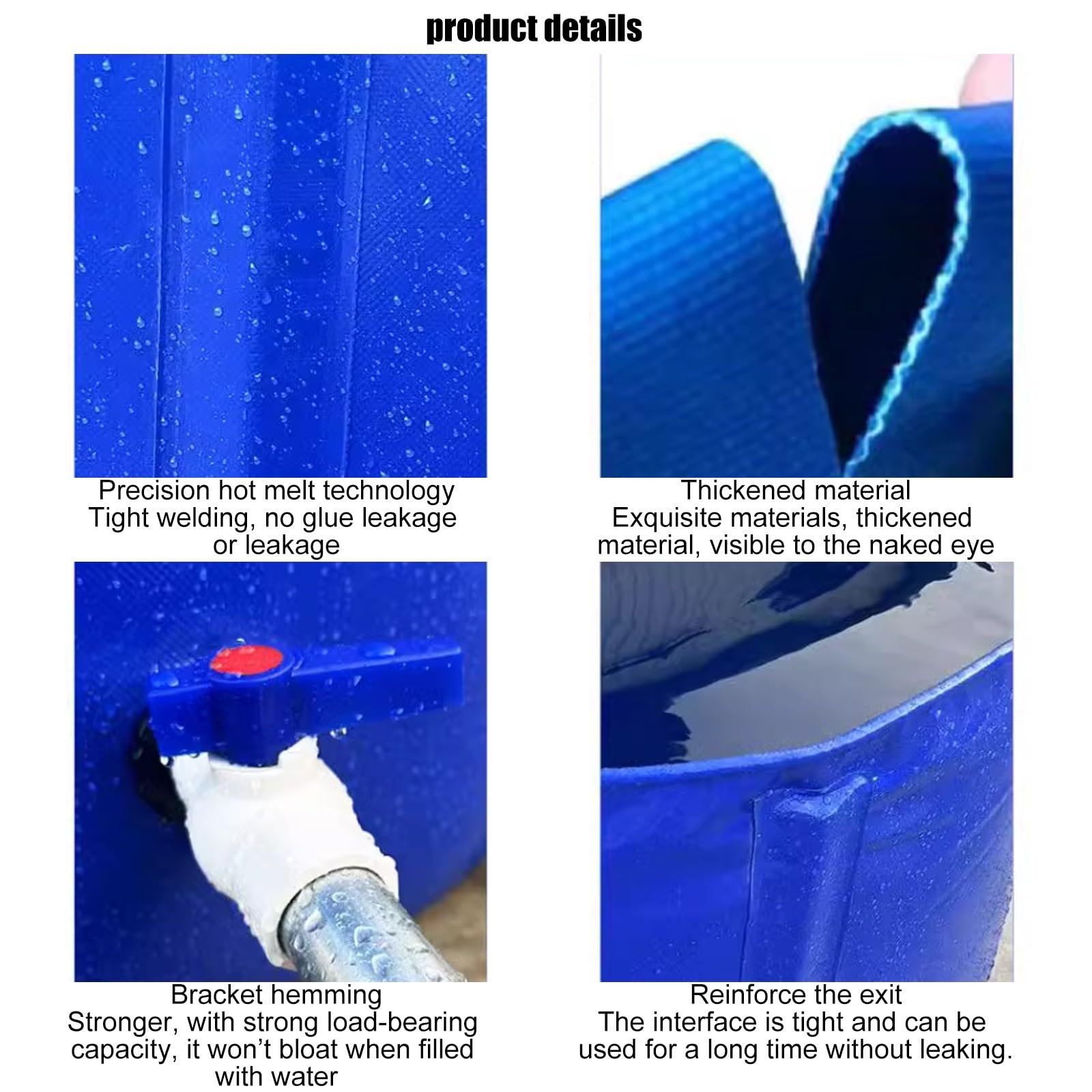 Barril de Lluvia portátil de 470 l. Sistema eficiente de recolección de Agua de Lluvia con Filtro de bajante y Kit de desbordamiento conservación del Agua.