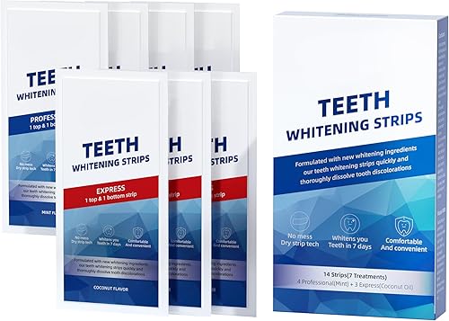 Teeth Whitening Strips for Sensitive Teeth - 14 Treatments