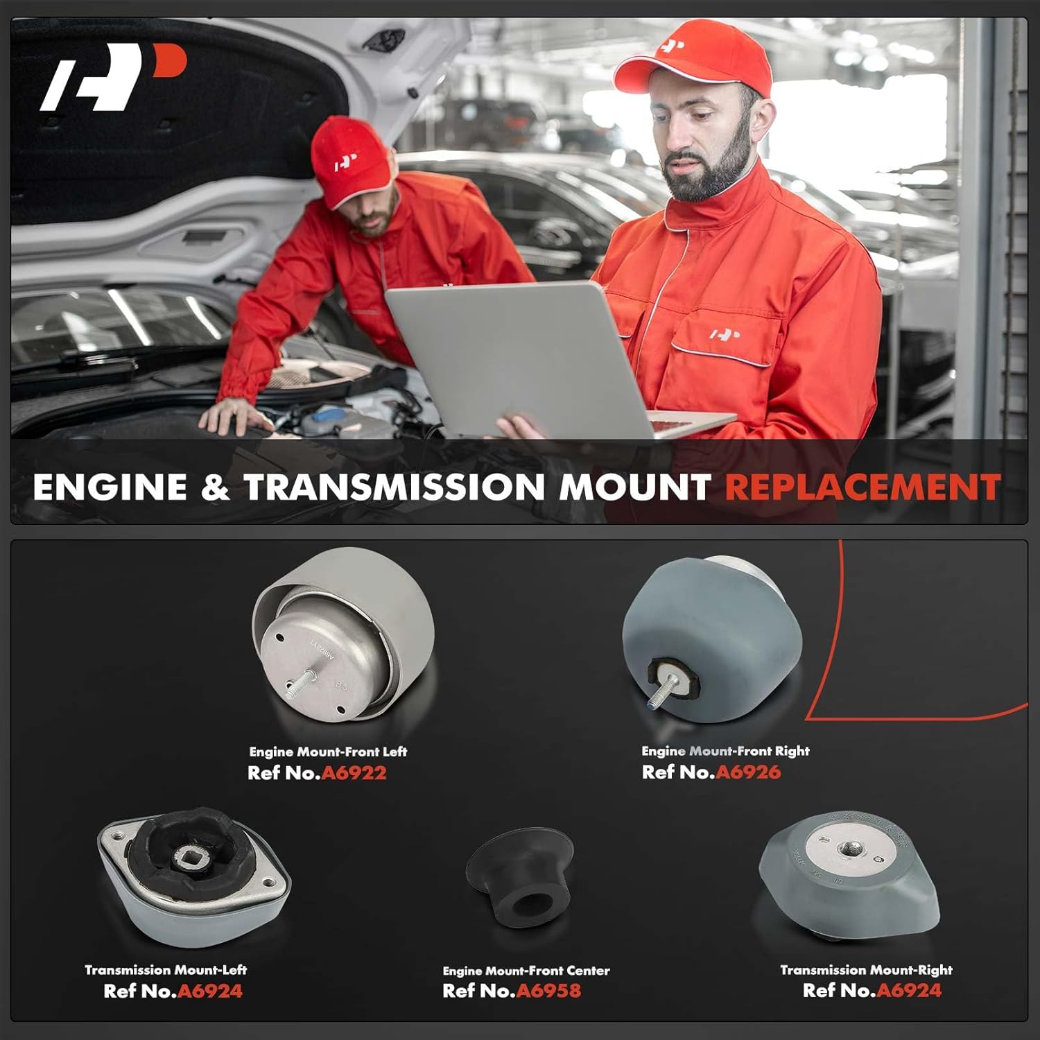 A-Premium Engine Motor and Transmission Mount Kit Compatible with Volkswagen Passat 1998-2005 & Audi A4 1997-2001, A4 Quattro 1997-2001, 1.8L, 5-PC Set, Replace# 8D0199339P, 893199339D