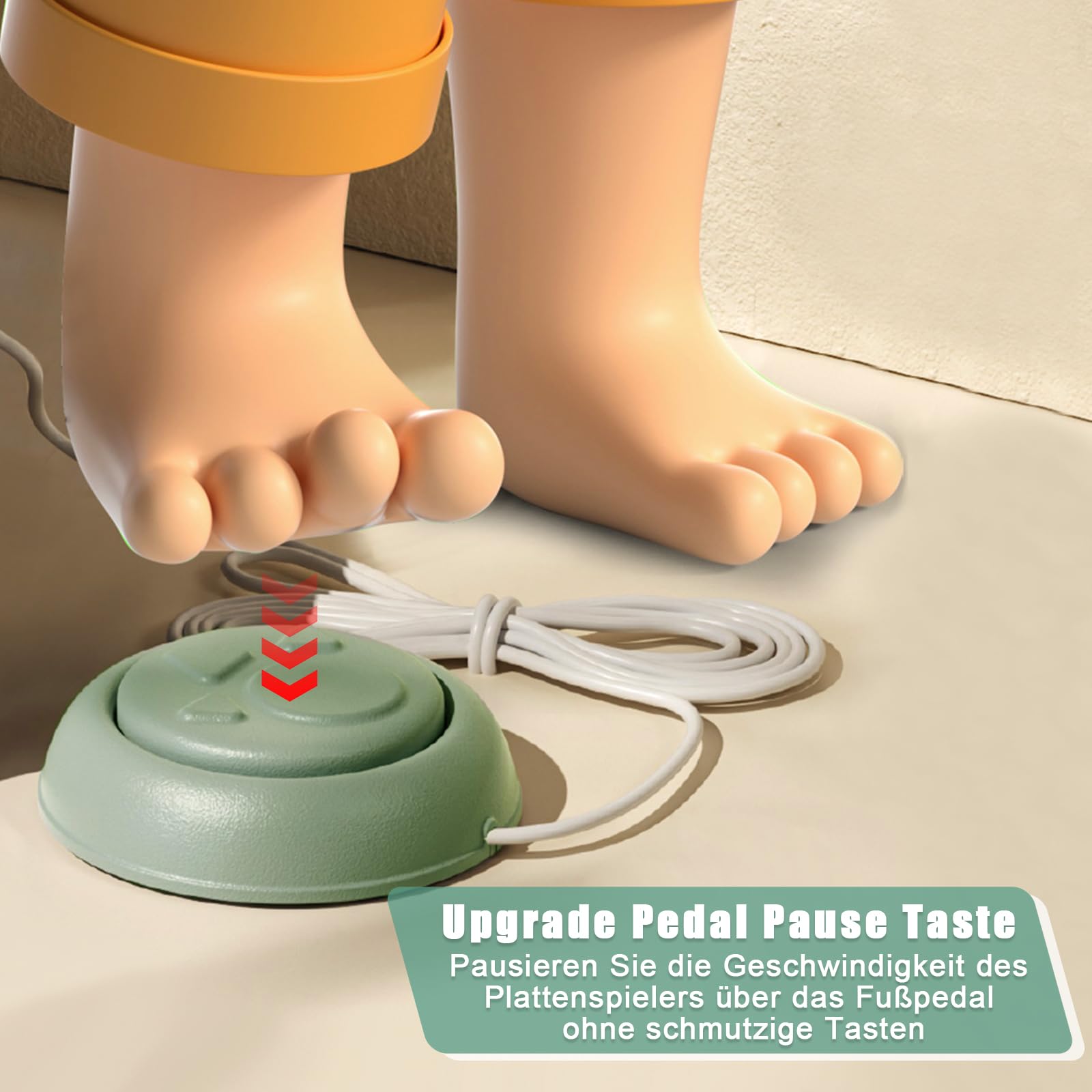 fisca Mini-Töpferscheibe, 4,7“ Töpferscheibe für Kinder, Jugendliche und Erwachsene Anfänger, Plug-in-Motor, 1,32Lb lufttrocknender Ton, Bastelset für Heimwerker, Keramikarbeiten und Kunstschaffen