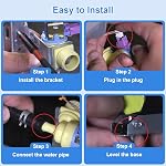 WD15X26078 Water Inlet Valve Compatible with GE Dishwashers Replaces WD15X32009 Budora 4959029 AP6986683 PS16217027 EAP16217027
