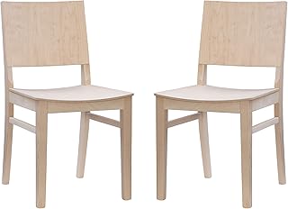 Linon Benton Unfinished Wood Dining Side Chair Set of 2