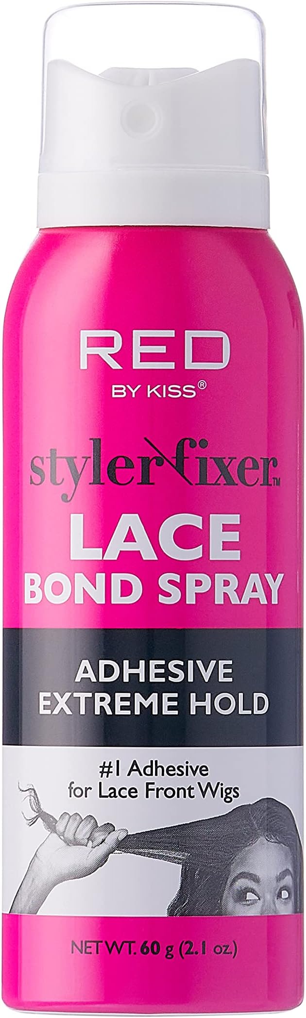 Hair Glue Spray for Lace Front Wigs, 2oz, Extreme Hold, Water-Resistant, Sweat-Proof, Delicate Removal
