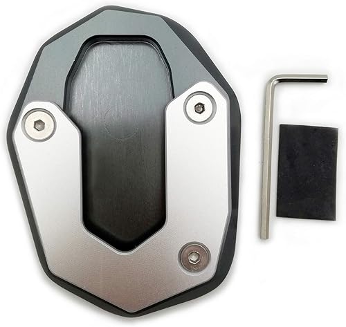 AfterMokit Soporte lateral de extensión de soporte placa ampliadora para Ducati Scrambler 800 2014 y hasta Sixty2 2016 y más gris