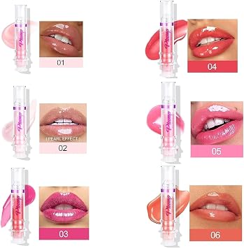 Lip PlumperPlumping Lip GlossLip Plumper GlossLip Plumping Booster GlossPlump and Pout Lip PlumperLong Lasting Moisturizing Shimmer Lip Plumper (2#)