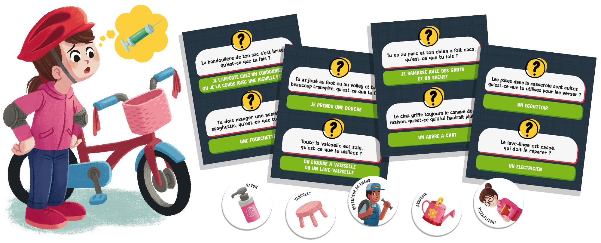 Résolution des problemes - Jeu de Plateau - LIFE SKILLS - Plateau illustré