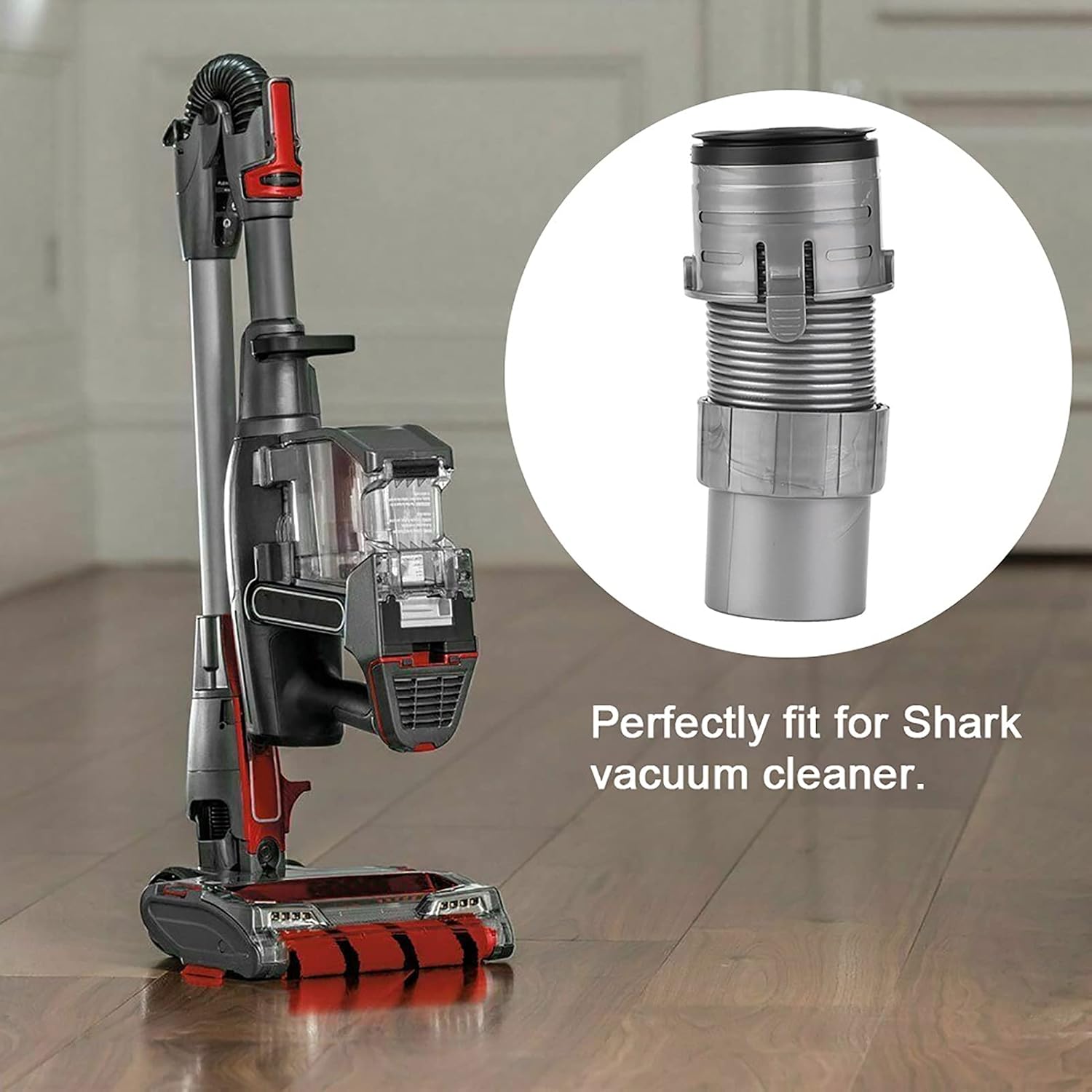 Vacuum Cleaner Hose, Flexible Short Vacuum Cleaner Hose Floor Power Nozzle Hose Replacement Parts Fit for Shark Navigator NV42 Accessory