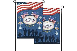 12 x 18 Inch American Veteran Army Veterans Day Garden Flag