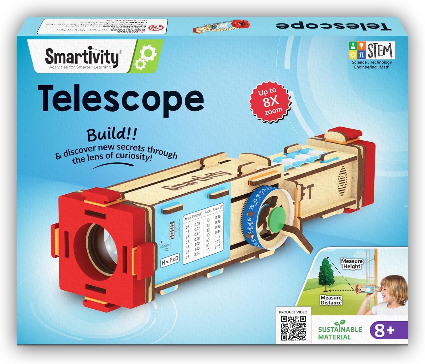 Smartivity Telescope, Beige, SMRT1174, Telescope Toy