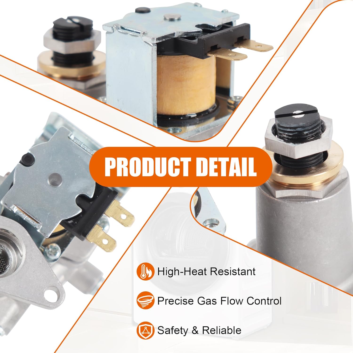 5221EL2002A Dryer Gas Valve Fit for LG Gas Dryer Replacement for 5221EL2002A 5221EL2002C CGV22CK WE01X10243