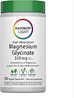 Vista 1 de Magnesium Glycinate 325 mg High Absorption, Chelated Form of Magnesium Supports Nerve, Bone, & Muscle Health Vegan, Non-GMO and Gluten Free