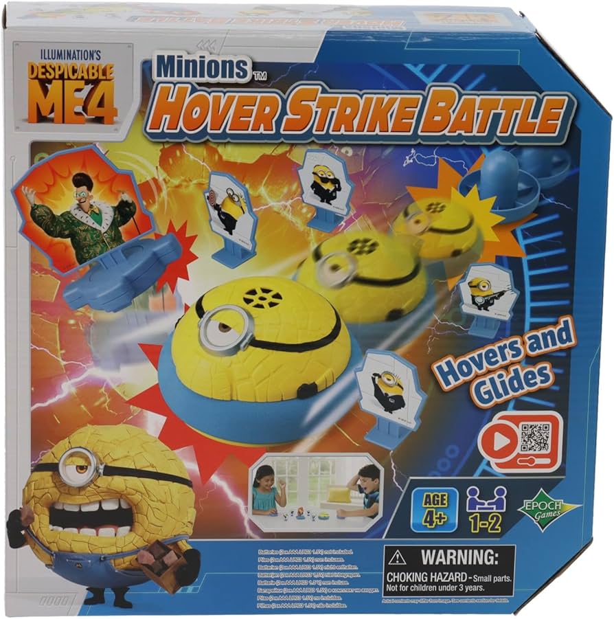 Amazon.com: EPOCH Games Minions Hover Hockey Target Set : Toys & Games