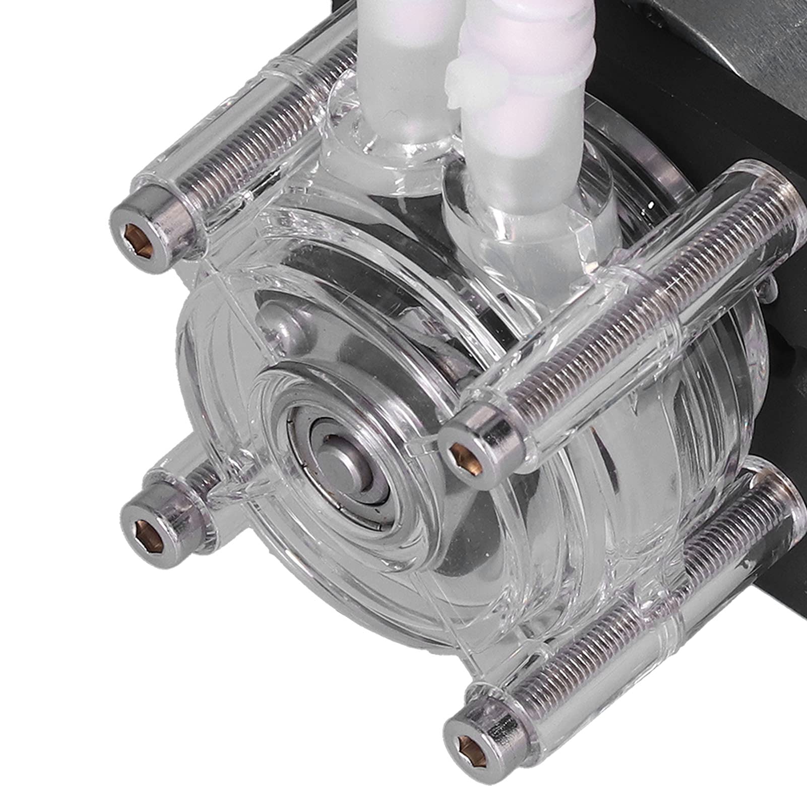 CHICIRIS Schlauchpumpe mit Durchfluss, 3 Rollen und Silikonschlauch, für
