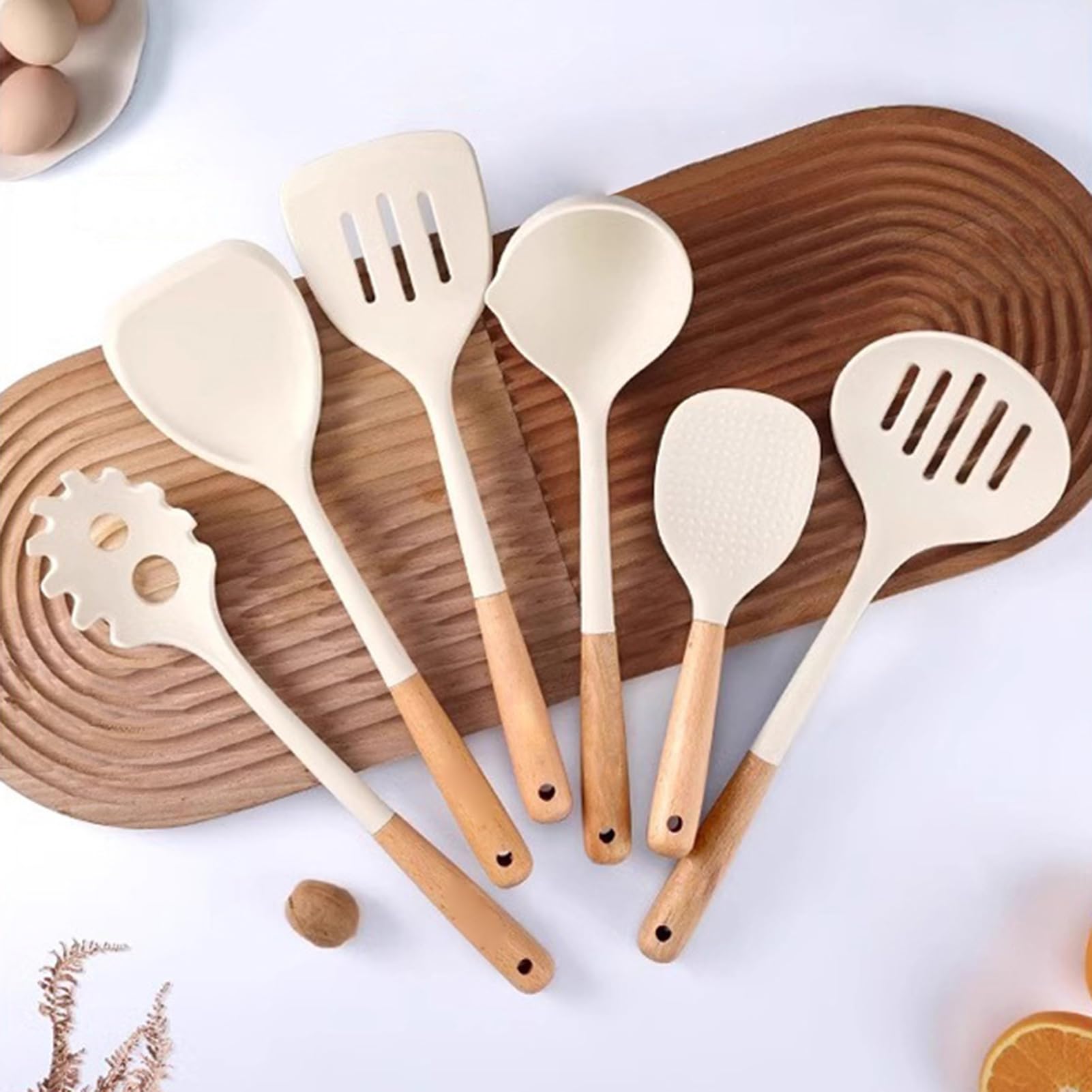 Zestaw Szpatułek Do Gotowania Silikonowy Zestaw Nieprzywierający Odporny na | Przybory Kuchenne Narzędzia Patelni Akcesoria Kuchenne Gadżety Pieczenie Smażenie