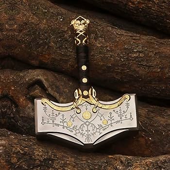 Amazon.com: COSPLAY KINGDOM Mijölnir from GOWs Ragnarok Game