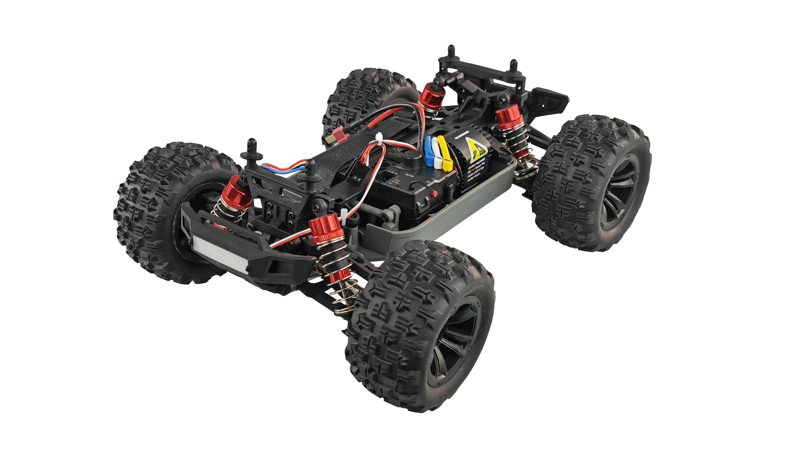 Amewi MEW4 Monster Truck Brushless 4WD 1:16 RTR, pomarańczowy