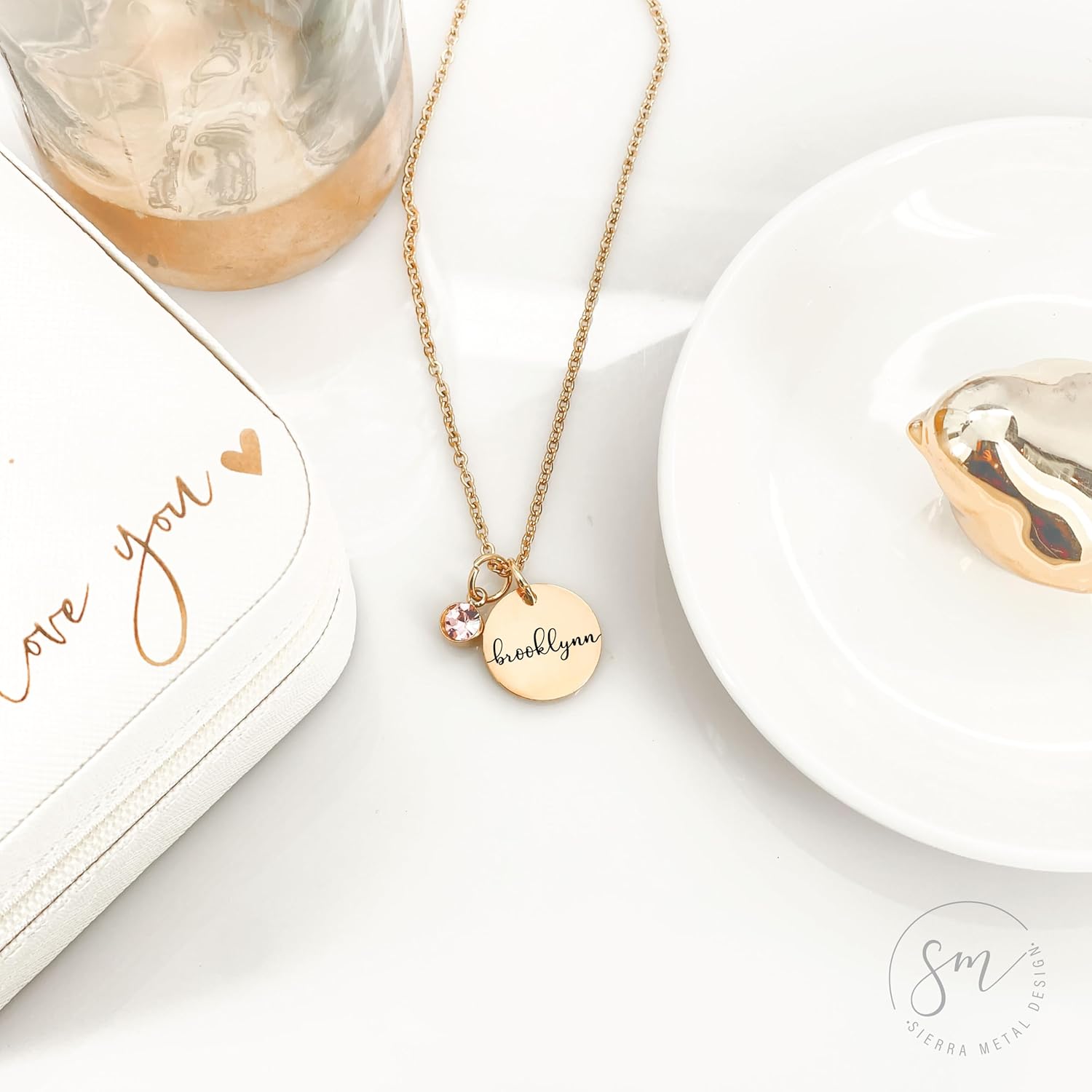 Personalized Birthstone Necklace | Custom Name Necklace | Girlfriend Gift | Friend Necklace for Women | Kinsley Birthstone Necklace Custom KINSLEY-BS-DISC - Image 7