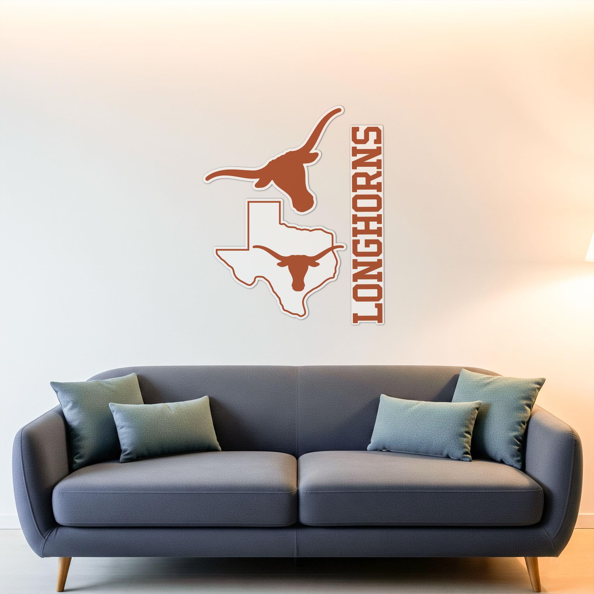 Autocollant mural amovible UT Austin pour changer de déco sans abîmer vos murs