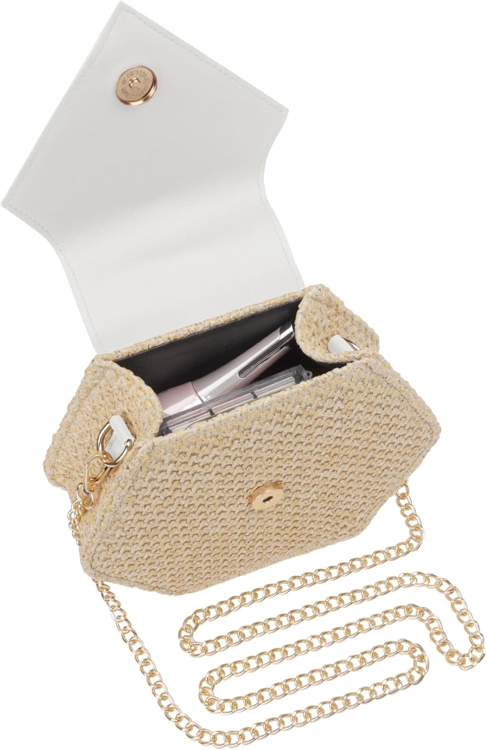 Straw Crossbody Bag for Women Cute Shoulder Handbag Summer Beach Bag Purse with Tassel