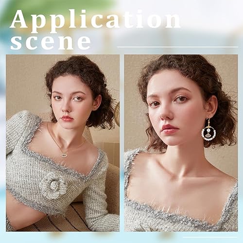 Miniatura 5 de Beebeecraft 1 caja de 8 dijes de mal de ojo chapado en oro de 18 quilates con circonita cúbica ovalada azul Ojo Turco para hacer joyas, collares,