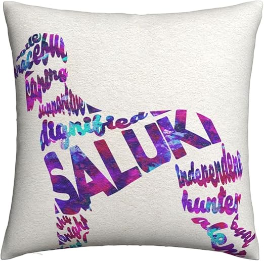 Amazon Co Jp Dasekaiペルシャグレイハウンド座布団カバー クッションカバー ネックピロー 人気 ドラマ枕カバー 柔らかい ヌードクッション 洗えるピロー おしゃれ X ホーム キッチン